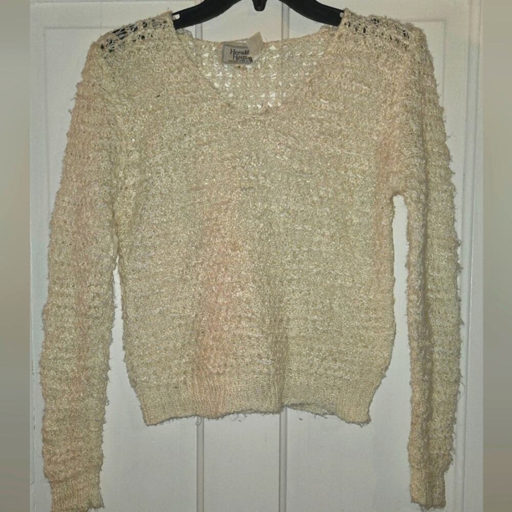 Vintage 80s Heald House Women's Sweater Size S Rare Retro Chic